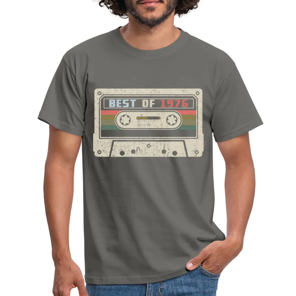 1976 Geburtstags Shirt Vintage Kassette Best of 1976 Geschenk T-Shirt