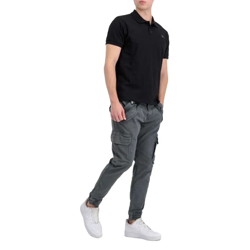 Alpha Industries Herren Polohemd X-Fit Polo black