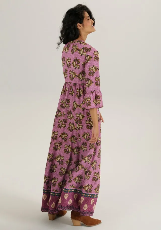 Aniston SELECTED Maxikleid, mit glänzender Verzierung am Ausschnitt - NEUE KOLLEKTION online bestellen bei Jelmoli-Versand Schwe