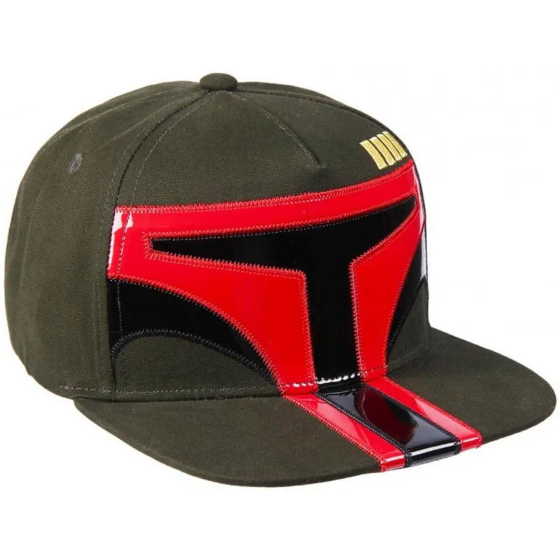 Boba Fett Cap - Premium Star Wars Snapback Kappe mit Helm-Design