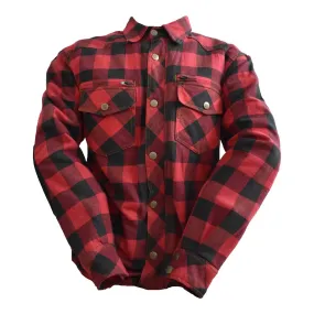 Bores Lumberjack Jacken-Hemd schwarz / rot Herren M