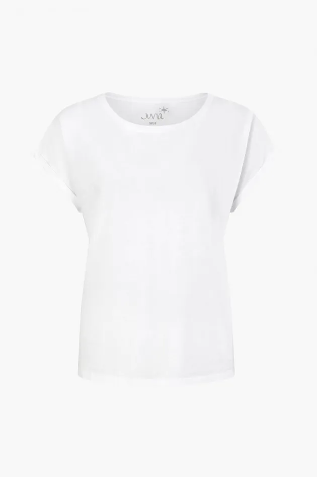 Boxy Fit T-Shirt in Weiß