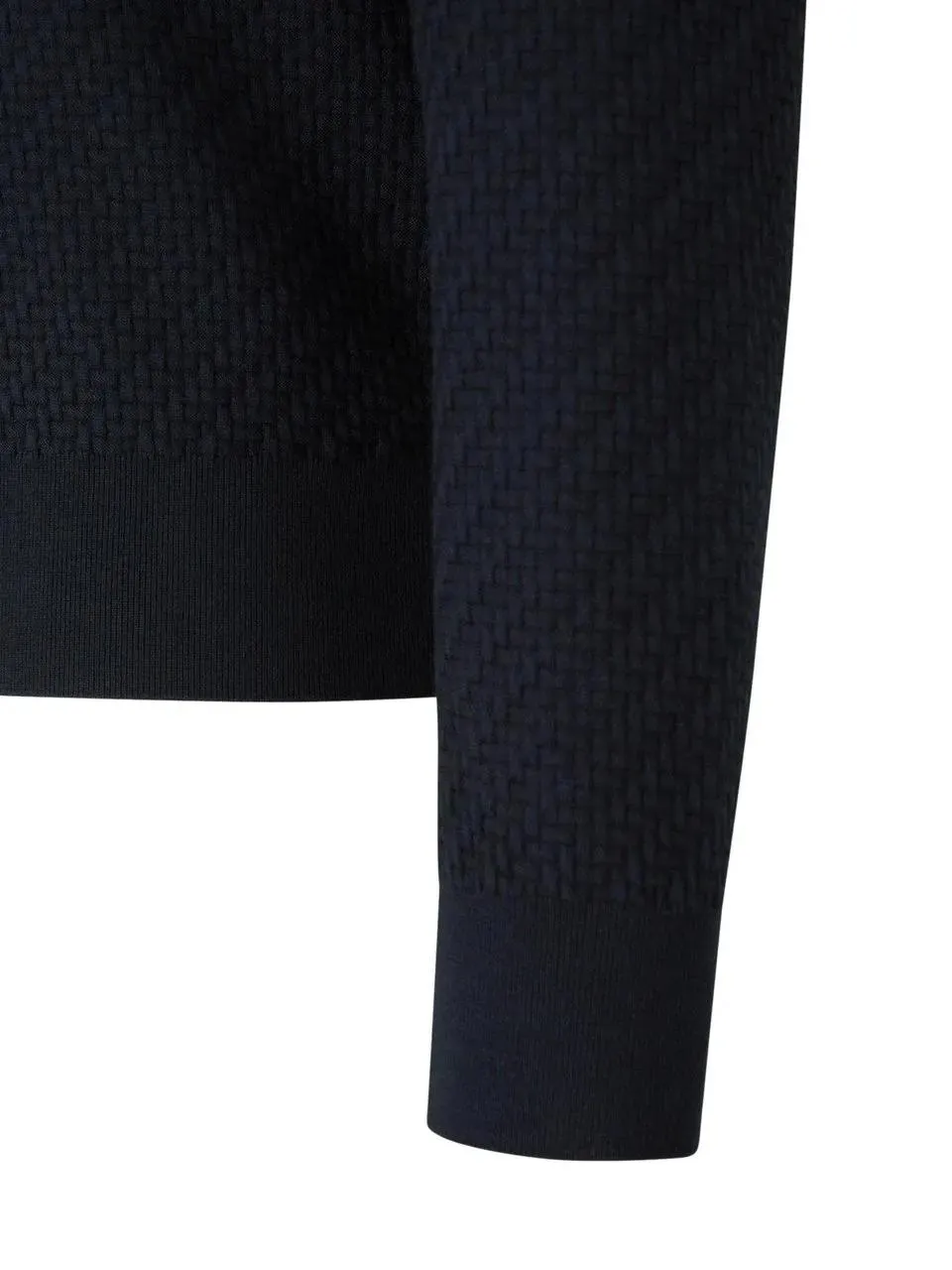   Brioni  Textured Cotton Sweater mehrfarbig
