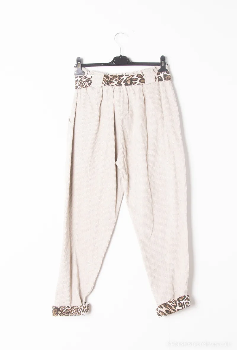 COTELLET-HOSE AUS SAMT-BAUMWOLLE TU 36-46