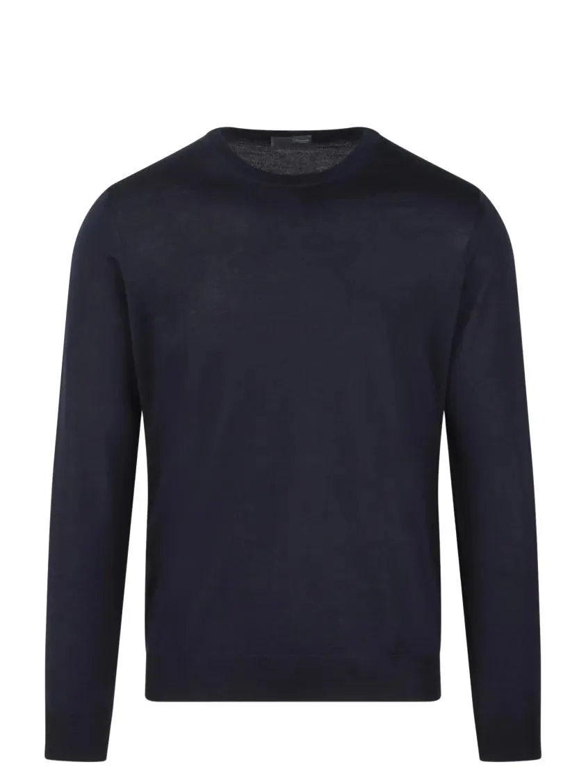   Drumohr  Round Neck Sweater Blue  Pullover 