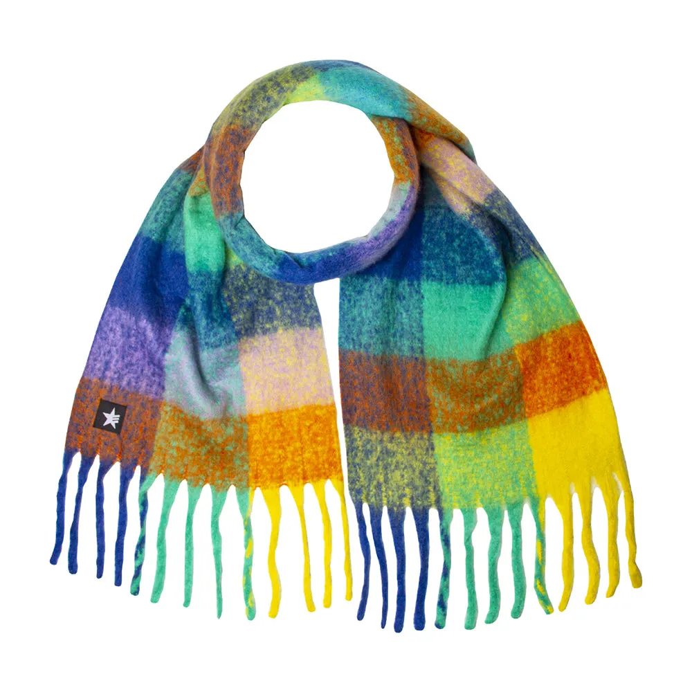 Esperando Lidja Scarf Yellow Plaid