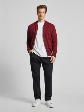 Fynch-Hatton Strickjacke mit Reißverschluss (bordeaux) online kaufen