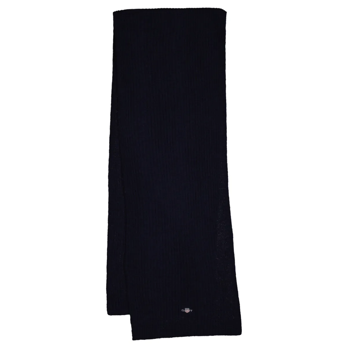 GANT Unisex Schal - SHIELD WOOL KNIT SCARF, Rippstrick, Wolle, 180x30cm, One Size