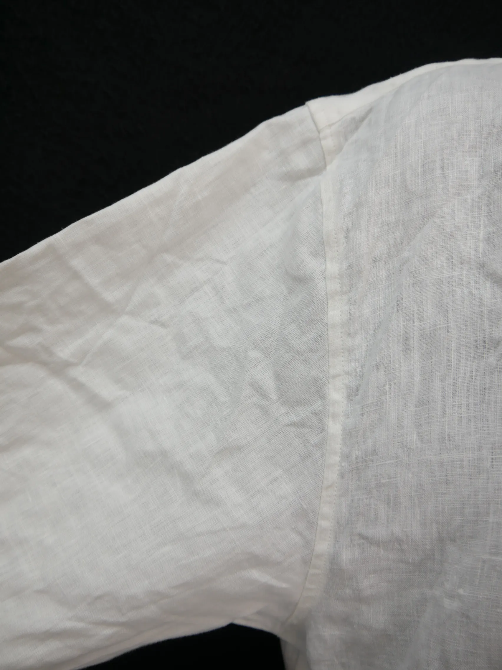 Gr.38 Trachtenbluse weiß Bluse Frankonia Jagd Leinen schlicht TB6472