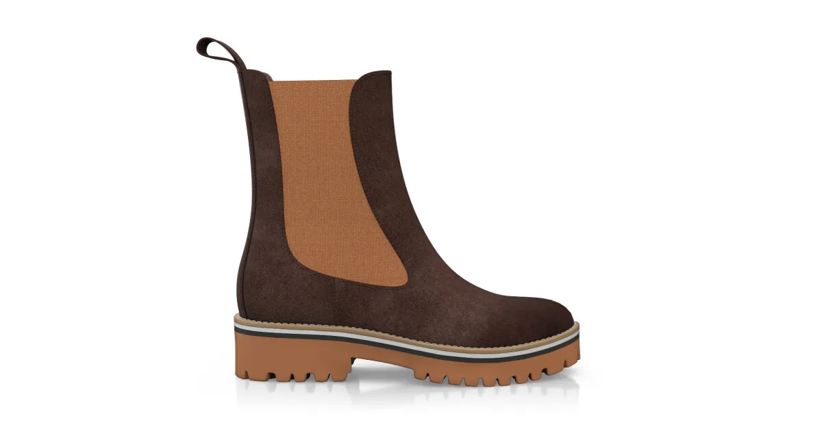 Halbhohe Damen-Stiefel 41006