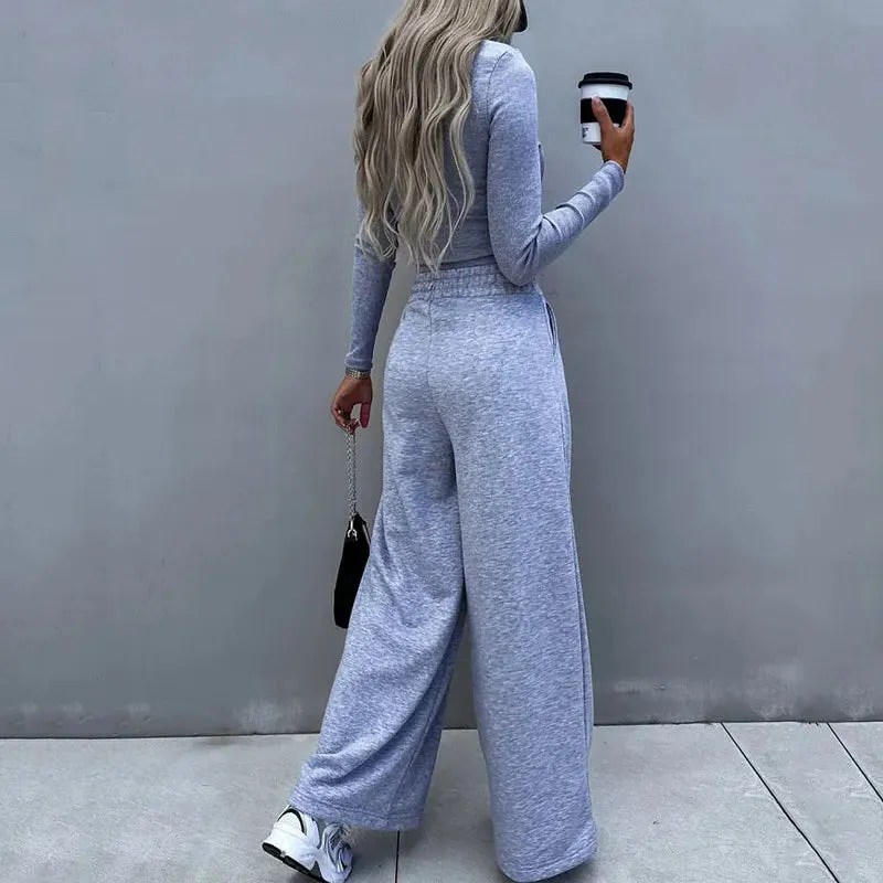 Heidi-Mode | Trendige Hohe Taille Weite Hose