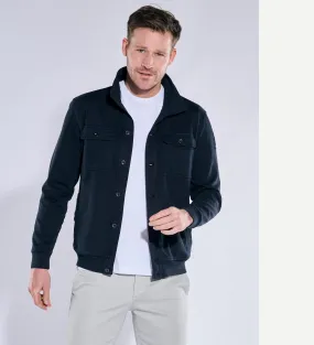 Herren engbers Sweatjacke Stehbund in Blau kaufen 38306