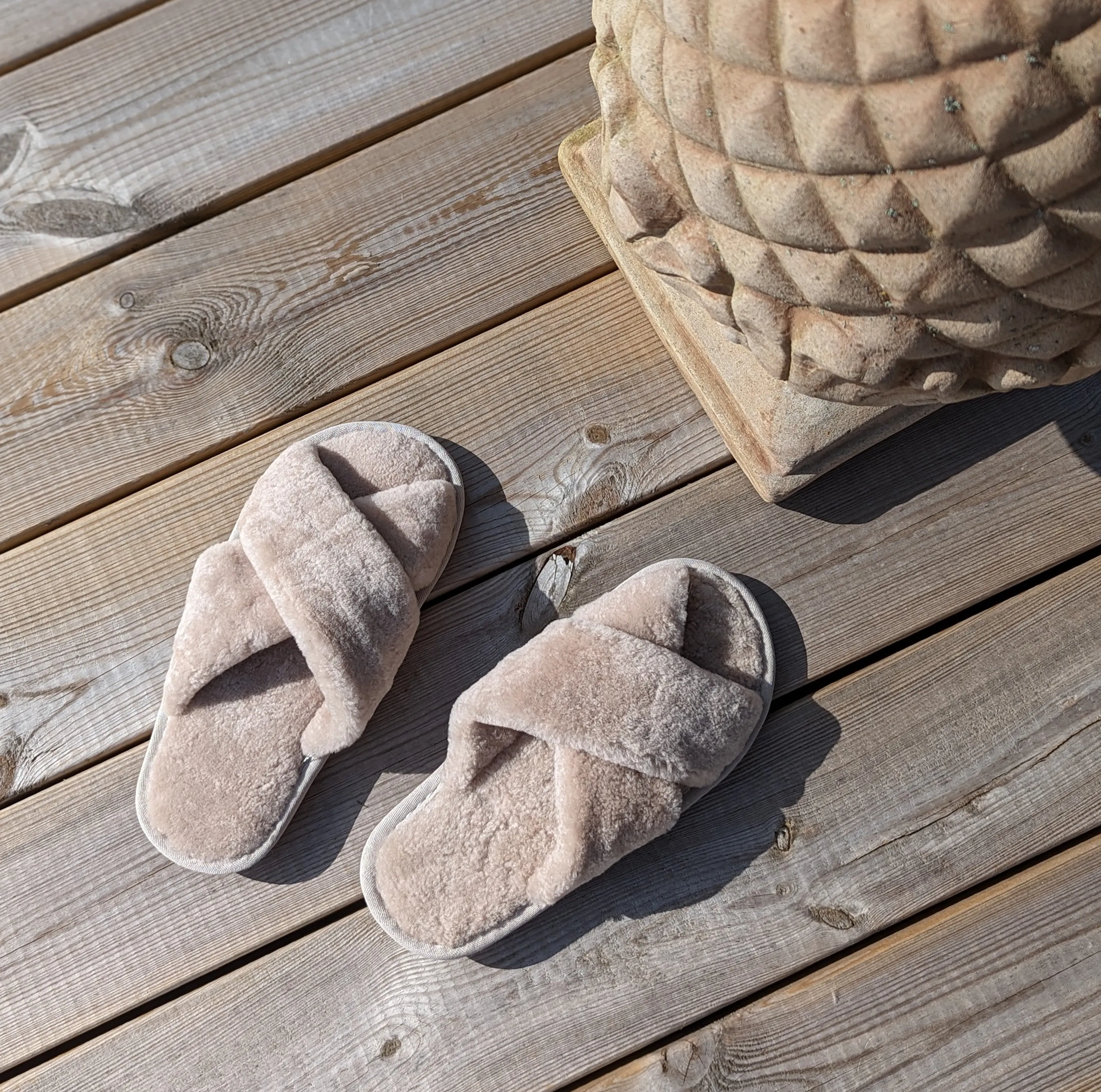 HL21X120 Hausschuhe - Lamm - Zubehör - Beige