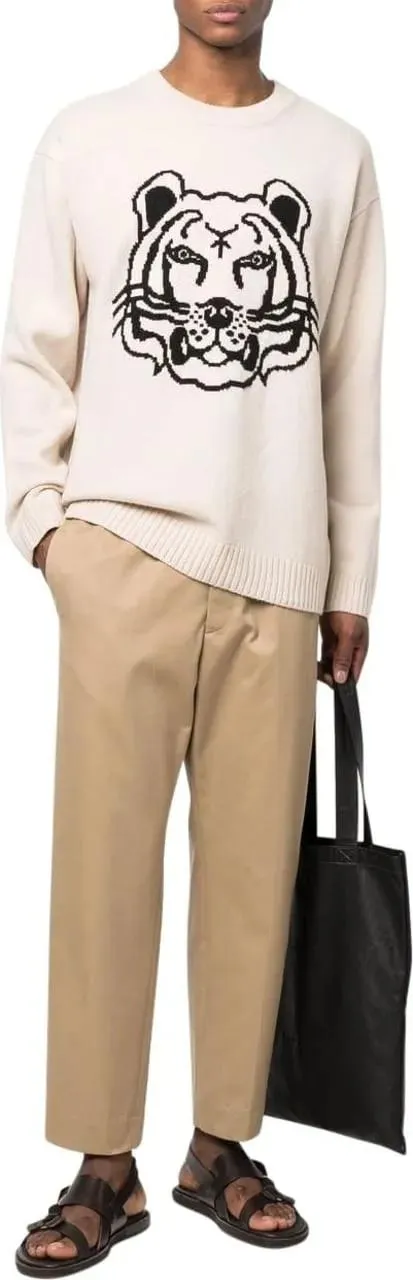   Kenzo  K-tiger Logo Sweater beige