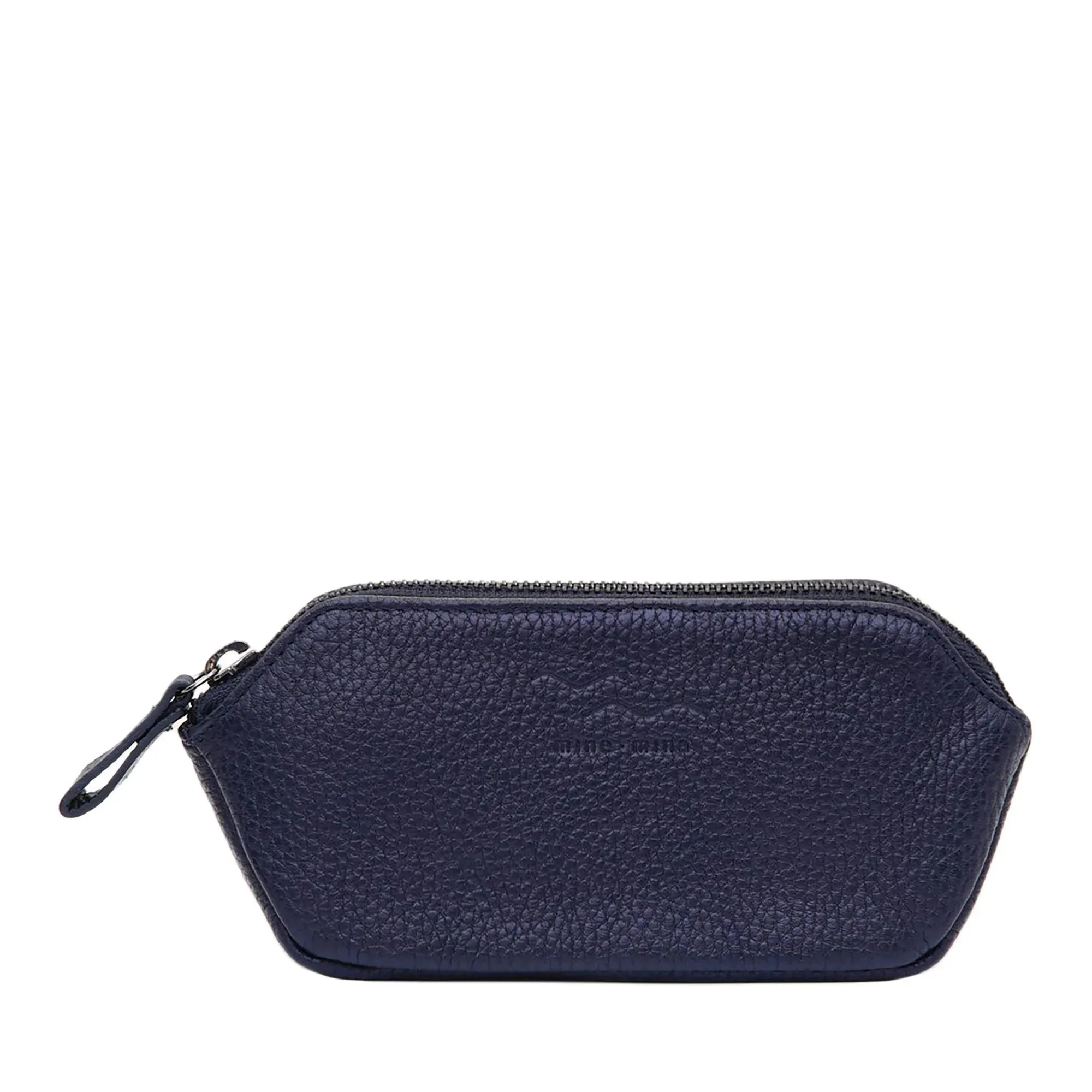   mine mina  MATILDA - die kleine Kosmetiktasche aus Leder für  Schwarz  Kosmetiktasche 
