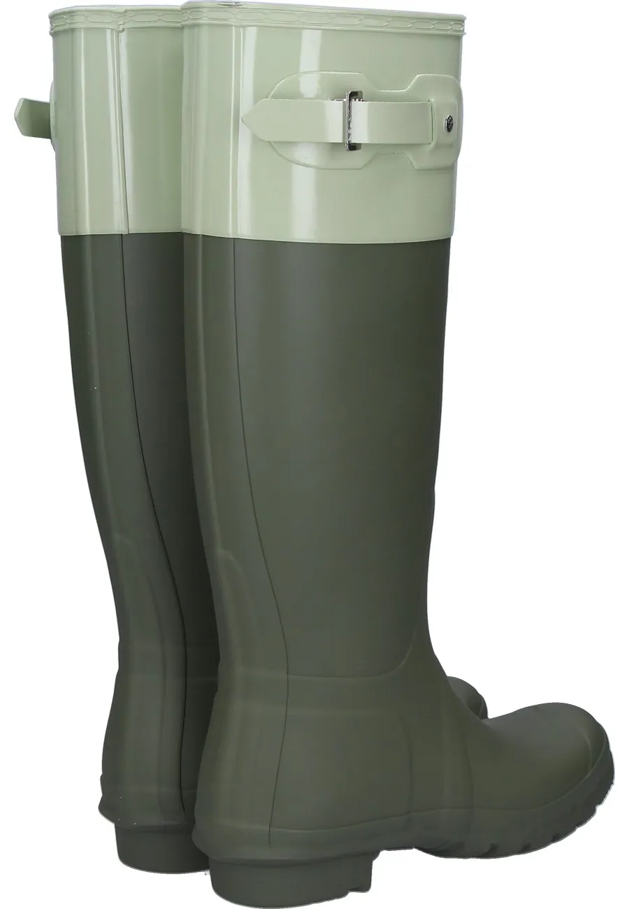 Modische Gummistiefel WOMENS ORIGINAL TALL COLOUR BLOCK von Hunter für Damen