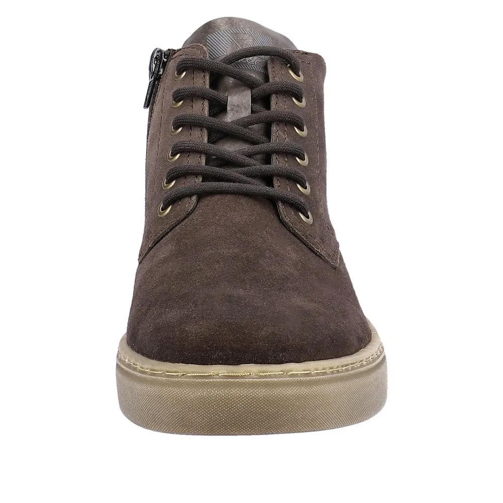 Rieker Evolution Herren Schnürboots Schnürstiefel Rauleder Wechselfußbett grau S23 U0762-45