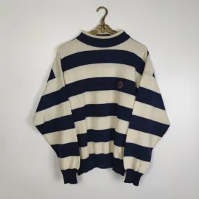 S Vintage Marine Pullover Streifen