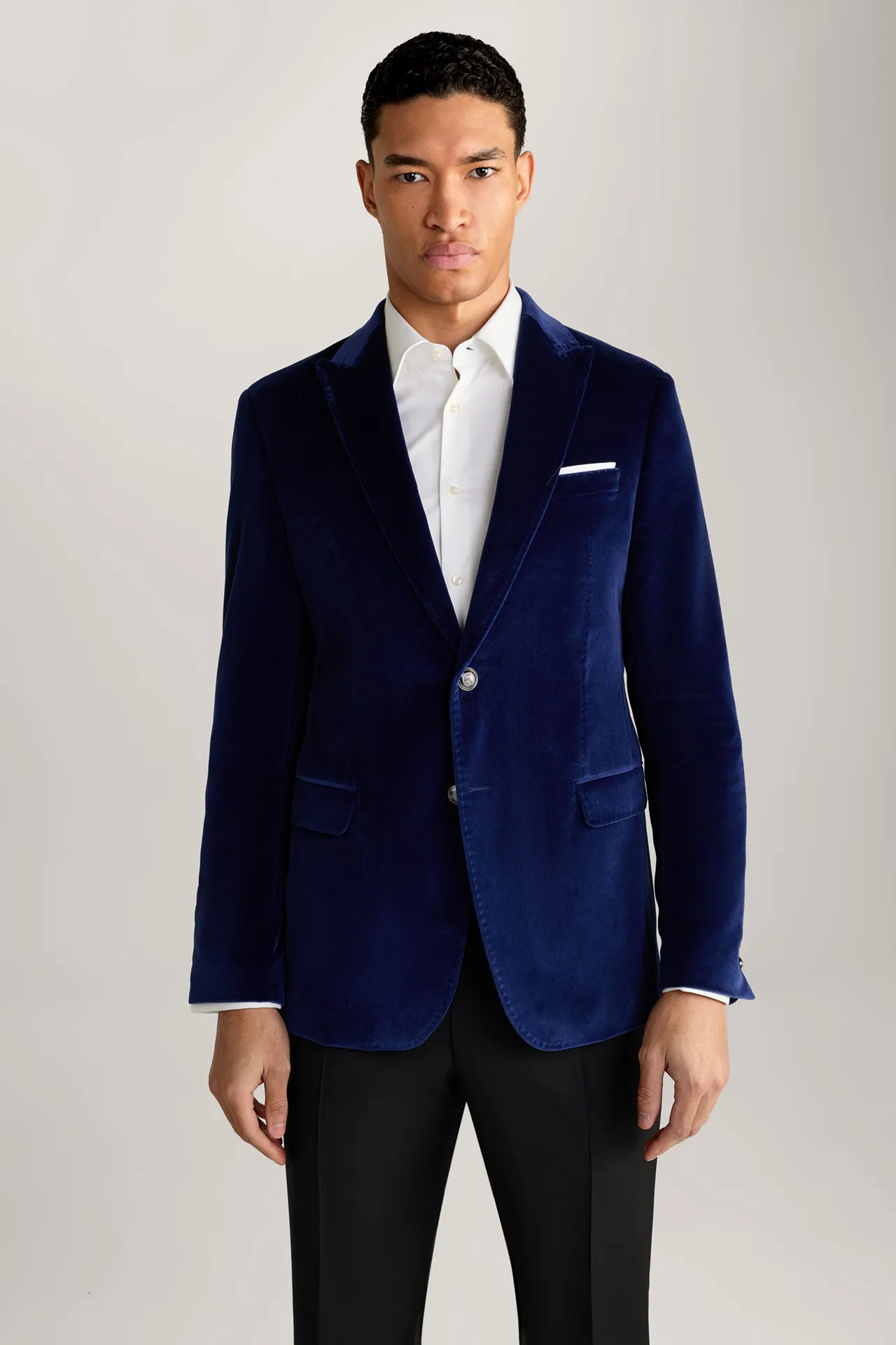 Samt-Sakko Horace in Blau