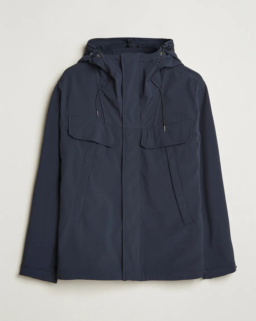 Shell-R Goggle Hood Jacket Navy