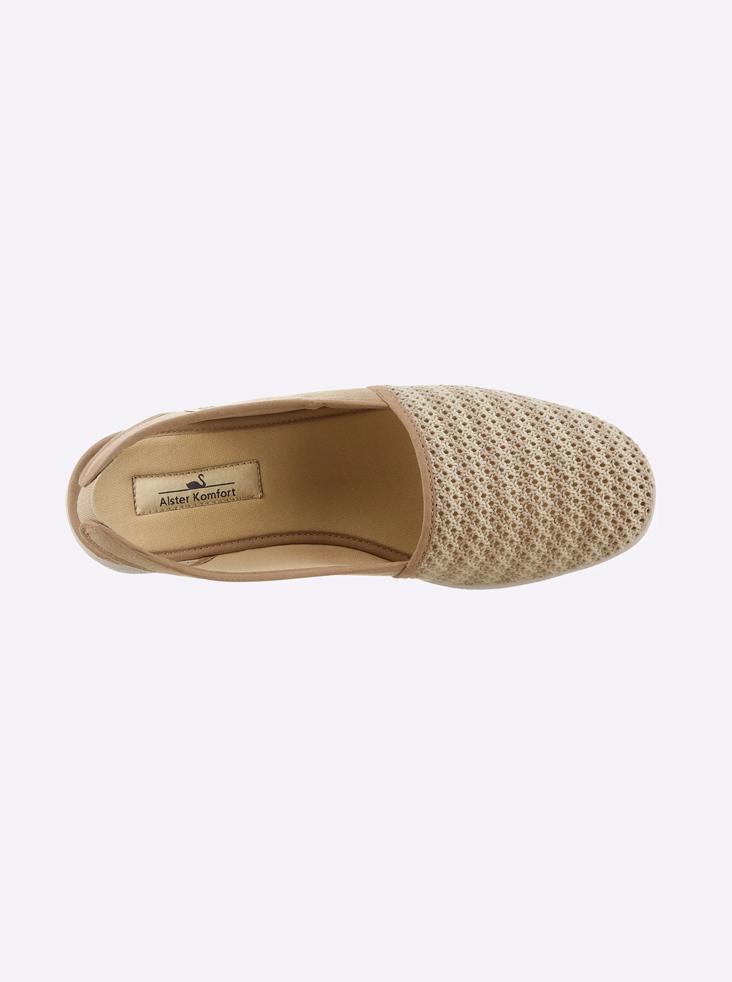Slipper in vanille
