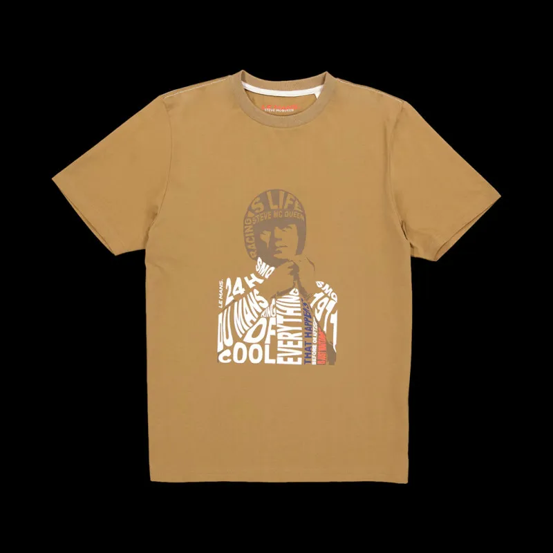 Steve McQueen T-shirt Braun SQ242TSM06-103 - Mann