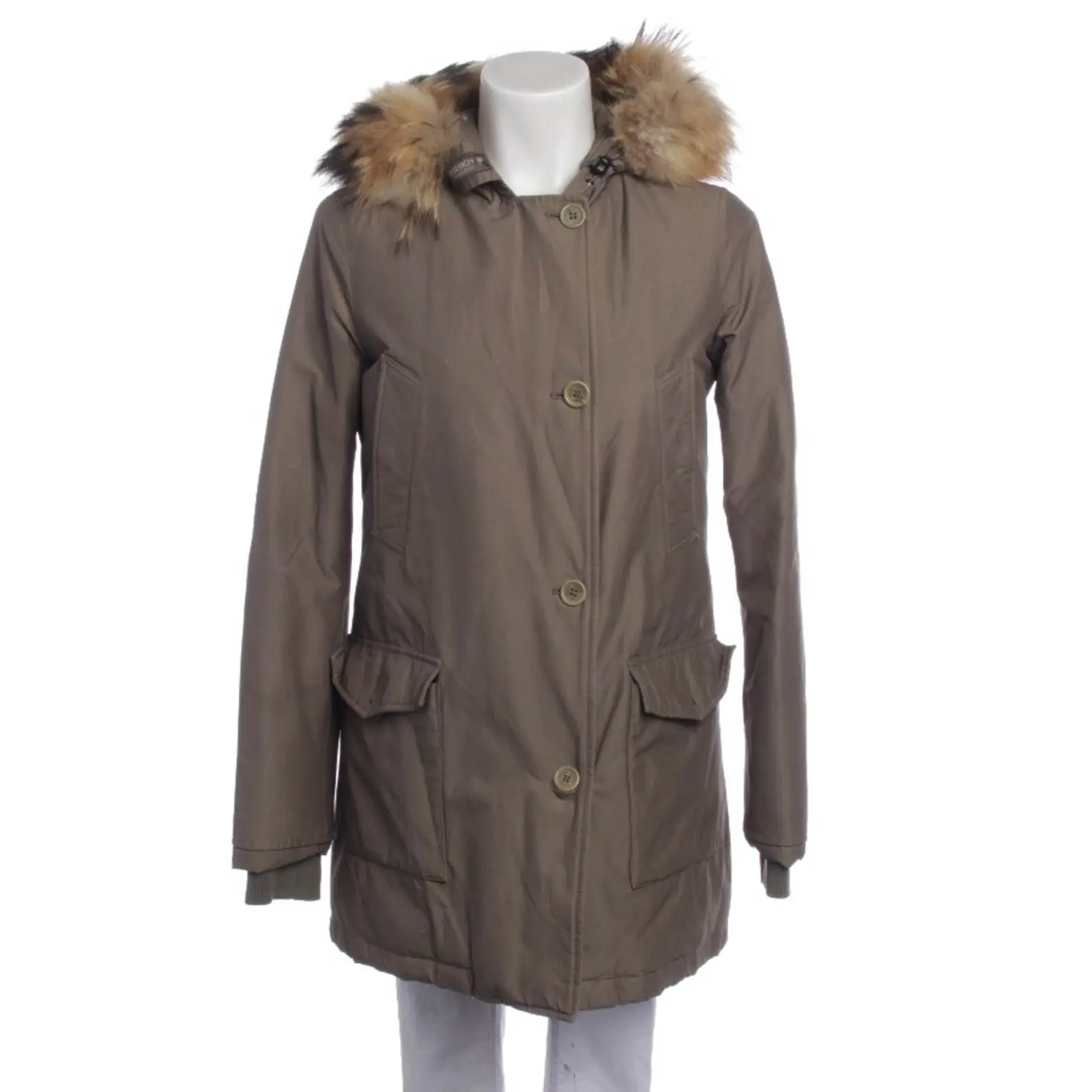 Winterjacke S Olivgrün
