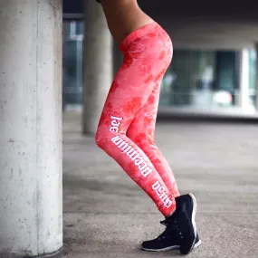 Yakuza Premium Damen Leggings GL 2271 rosa-         