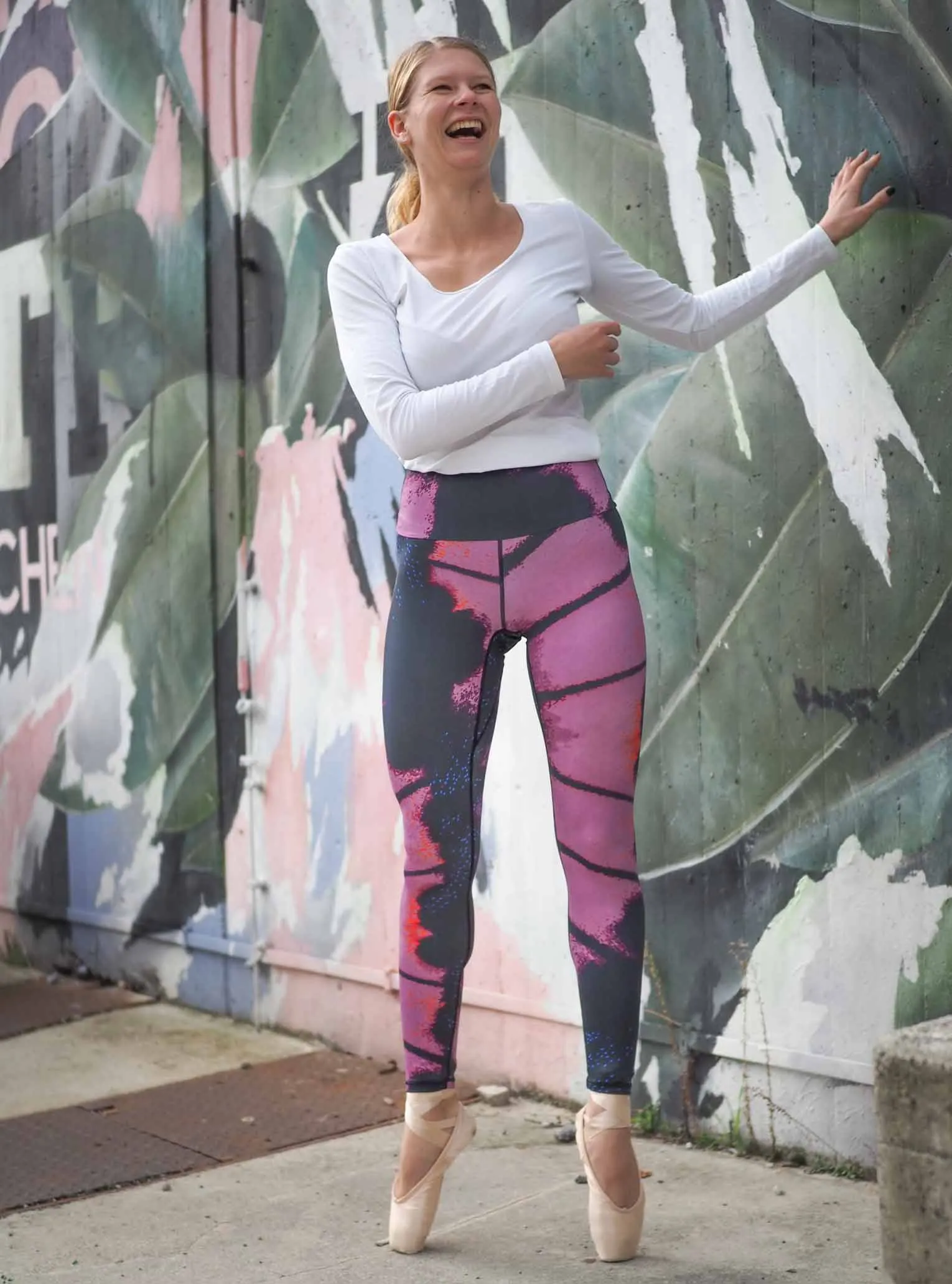 Yoga Leggings BERRY BUTTERFLY